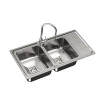 سینک استیل توکار بیمکث ۹۳8