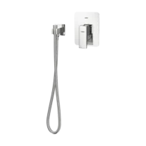 شیر توالت توکار مدل دامون رنگ کروم