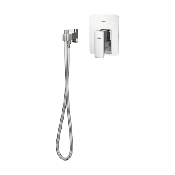 شیر توالت توکار مدل دامون رنگ کروم