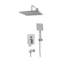 دوش حمام توکار حمام دامون – تیپ 4 رنگ کروم مات