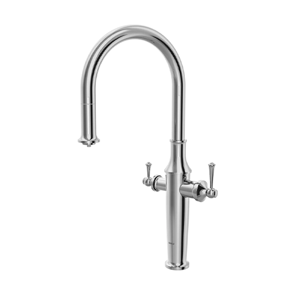 شیر ظرفشویی دومنظوره اسپوزا رنگ کروم