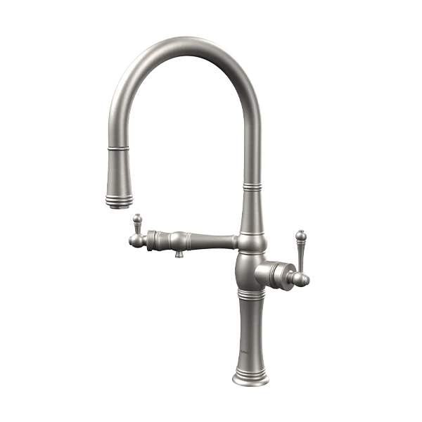 شیر ظرفشویی دومنظوره موناکو رنگ کروم مات