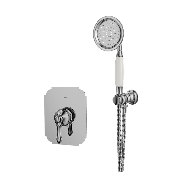 دوش توکار حمام ناپل – تیپ 2 رنگ کروم