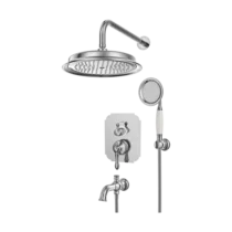 دوش توکار حمام ناپل – تیپ 4 رنگ کروم